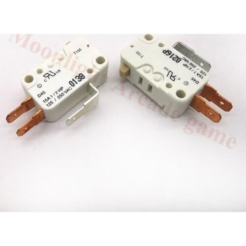 10pcs Original Cherry D45 .187" Microswitches 10A 250VAC 3 Terminals Replacement Microstiches for Arcade Push Button Joystick