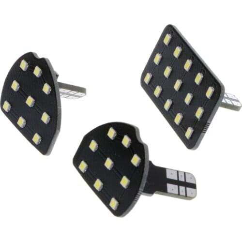 3pcs Car Interior LED Reading Lamp Roof For Ford Ecosport Focus 2 MK2 2007-2014