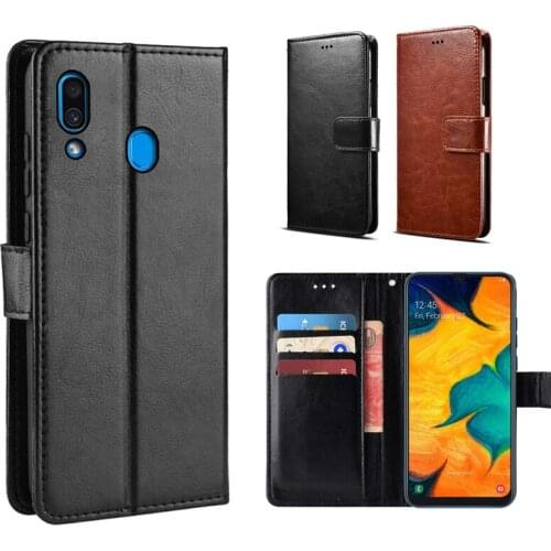 Case For Samsung Galaxy A30 Phone Case Samsung A30 Cover Samsung Galaxy A30 A 30 SM-A305F A305F A305 Case Leather Flip Wallet