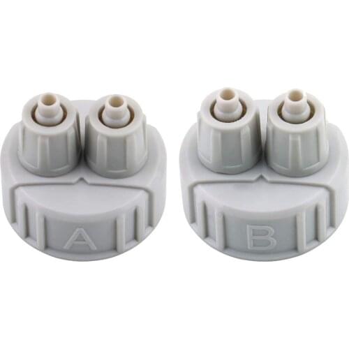 DIY ABS CO2 System Kit Generator Part Bottle Cap with Tubes for Planted Aquarium A/ B Interface Portable Light Weight