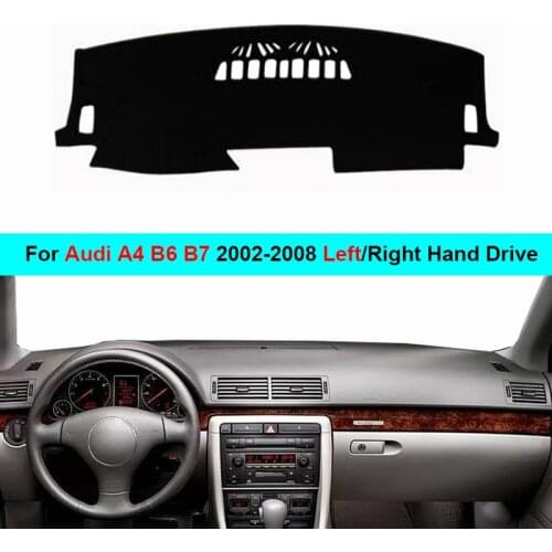 For Audi A4 B6 B7 2002 -2007 2008 LHD RHD 2 Layers Car Auto Inner Dashboard Cover Dash Mat Carpet Cape Cushion Pad Car Styling