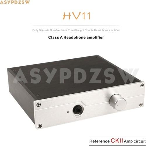 HV11 Class A Fully discrete unfeedback direct couple Stereo headphone amplifier