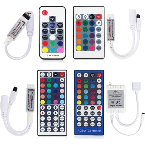 LED Strip Controller DC12V LED RGB Controler LED Lights Controller Remote Dimmer For RGB RGBW 3528 2835 5050 5730 LED Strip
