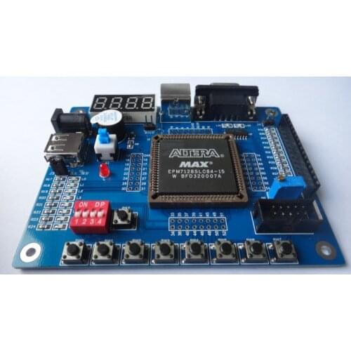 Altera CPLD EPM7128SLC84 Development Board (with USB Downloader, Serial Line)