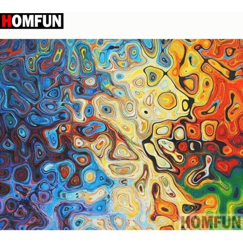 HOMFUN Full Square/Round Drill 5D DIY Diamond Painting "Oil painting" Embroidery Cross Stitch 5D Home Decor A15904