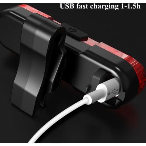 Newly Cycling Light Tail-lamp Bicycle Light Waterproof Riding Rear Light Led Usb Chargeable Mountain Bike Headlight