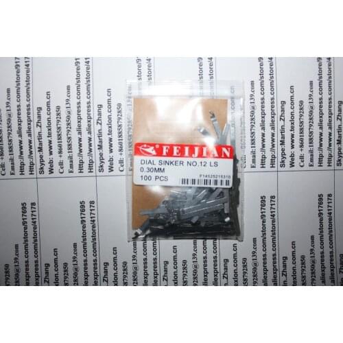 Single Cylinder Socks Machine Use Dial Sinker 0.3mm NO.12 LL / NO.12 RL / NO.12 LS / NO.12 RS