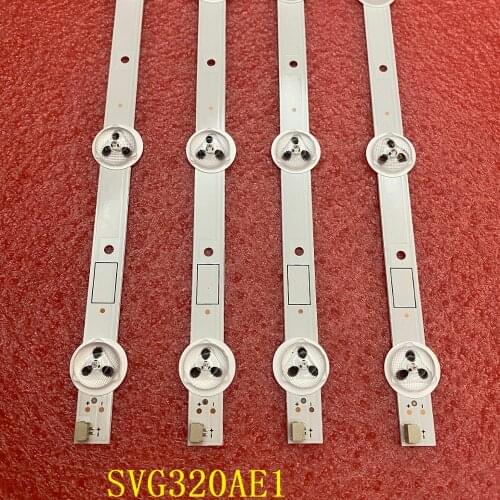 4 PCS/set LED backlight strip for SONY KLV-32R426A KLV-32R421A KDL-32R423A KDL-32R400A KDL-32R420A SVG320AE1 S320DB3-1