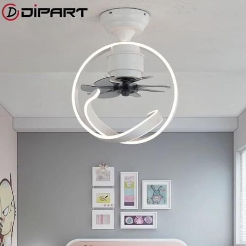 ModernCreative Ceiling Fan Lamp With Lights For Living Room Bedroom Decor Led Ceiling Fan Light Dining Room Remote Control