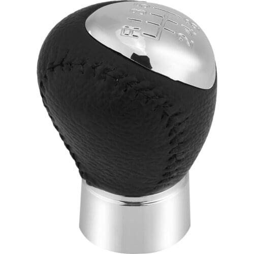 6 Speed Car Auto Gear Shift Lever Knob Head PU Leather for Mazda 3 Mazda 5 Mazda 6 Automobile Gear Shift Knob