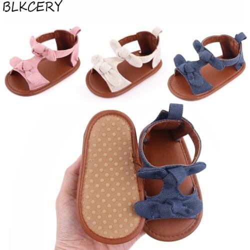 New Infant Baby Girl Shoes for 1 Year Infantil Summer Sandales Newborn Soft Sandalen Toddler Princess Dress Footwear Shower Gift