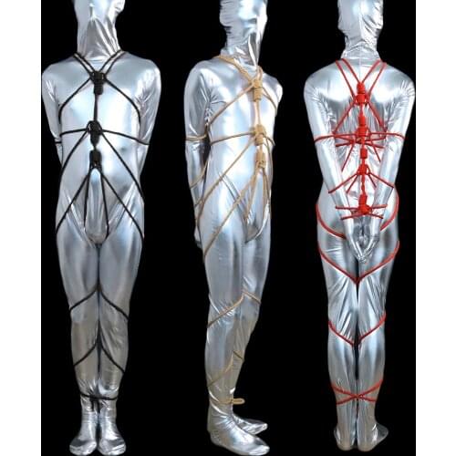 Slave Full Body Bondage Sex Toys of Soft Cotton Restraint Rope Shibari Harness Strap for Couples Fetish Flirt Erotic Costumes