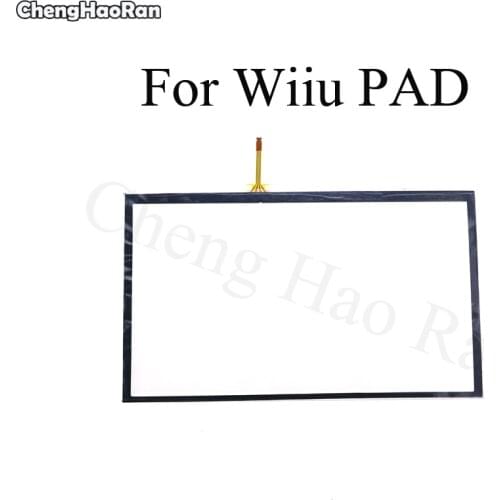 ChengHaoRan For WII U gamepad Touch Screen Glass Lens Digitizer For Wii U/Wiiu Repair Part 1 pcs