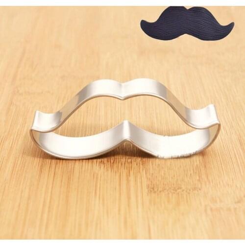 Sir beard Shape Forms Design Stainless Steel Biscuit Cookie Mold Bakeware Pastry Confectionery Tools