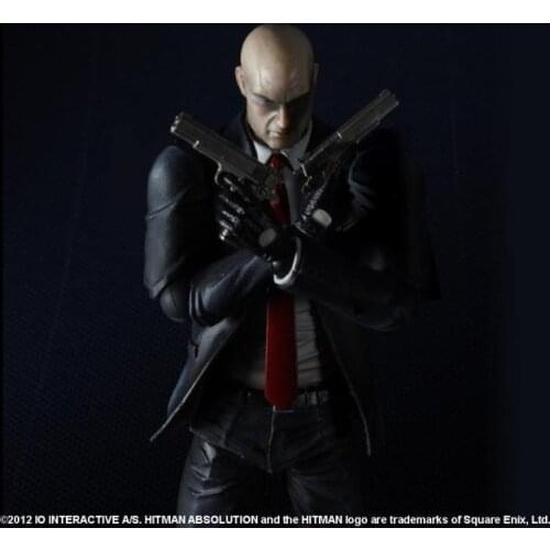 PLAY ARTS 23cm Game Hitman Codename 47 KAI Figure Model Toys