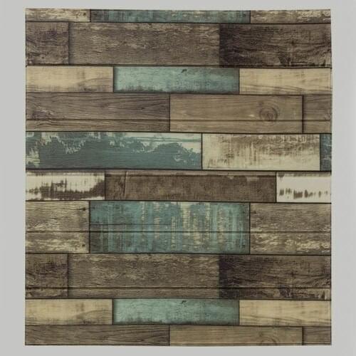 Colorful Home Colorful Evimkendinden Adhesive Wall Panel Hardwood Vintage