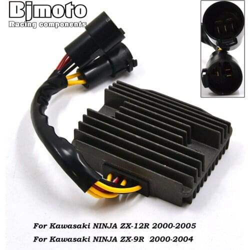 BJMOTO YHC SH669-12 Motorcycle Metal Voltage Regulator Rectifier For Kawasaki NINJA ZX9R 2000-2004 ZX12R 2000-2005