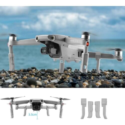 2020 New 1Set Extended Landing Gear Leg Support Protector Extension Kits for D-JI Mavic Air 2 Drone Accessories High Quality