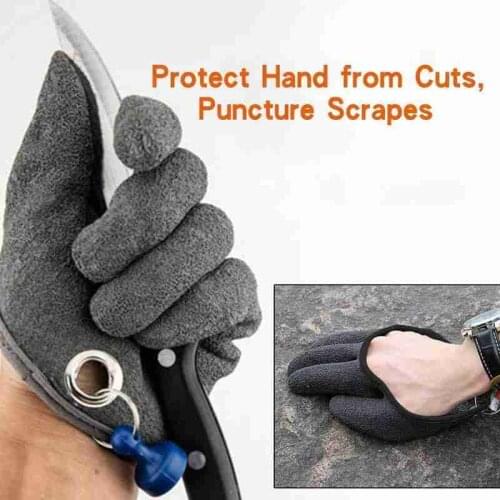Fishing Non-slip Latex Gloves Anti-stab, Non-slip and Fishing Yafei Lu Special Thickened Catc Waterproof Gloves