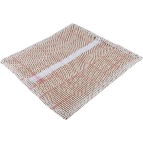 43x43cm Blank Latch Hooking Rug Cover DIY Embroidery Cross Stitch Pillowcase Seat Sofa Needlework Making for Beginner Kids Adult