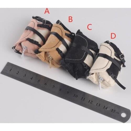 1/6 Soldier CC018 Sports Backpack Diagonal Bag Casual Canvas Bag for 12 inch Action Figure Body Accessories Model
