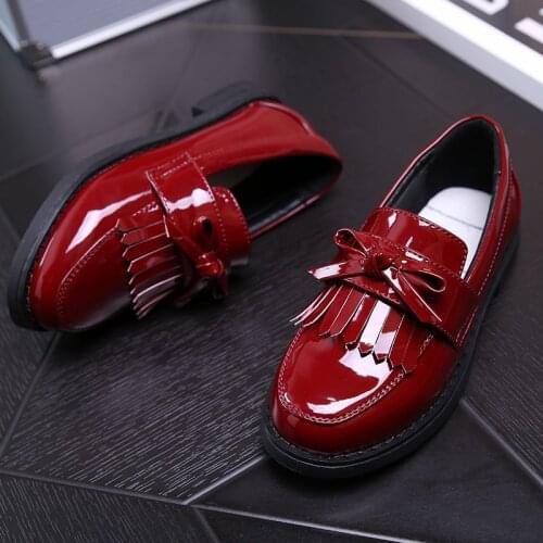 Girls Leather Shoes For Children Princess Sandals Dress School Fashion Bow Summer Kids Black Flat Damping Shoes Wedding Party