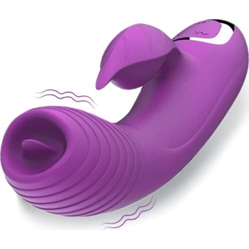 Vibrator Female Masturbation Sex Toy Clitoral G-Spot Massager Silicone Dildo Vaginal Oral Sex Masturbation Device Adult Products