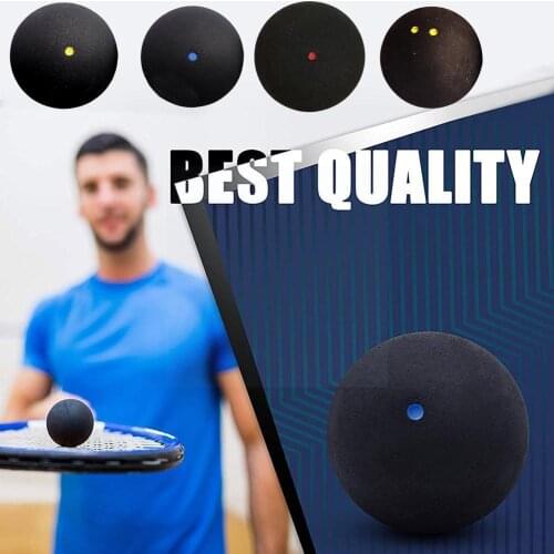 1Pc Squash Ball Dot Low Speed Sports Rubber Balls Training Competition Ball Professional Tool Player Training Squash X3G9