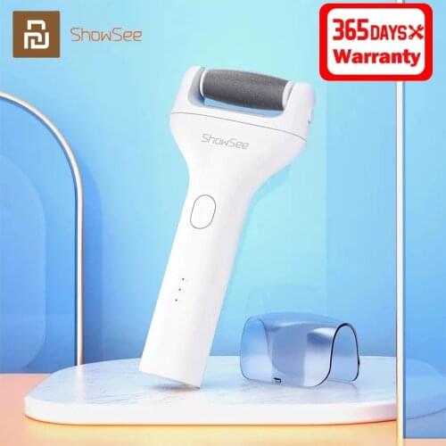 100% Original Xiaomi Showsee Electric Pedicure Foot Care Waterproof Electric Foot File Callus Remover Pedicure Tool