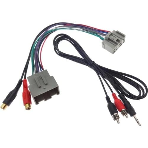 AUX IN Adapter for VOLVO C S V XC 30 40 50 60 70 80 90 MP3 Radio Plug Cable RCA