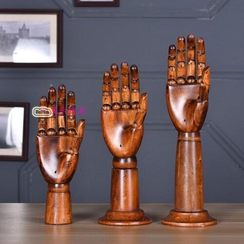 Free Ship!! New Arrival Wooden Hand Mannequin Customized Hand Wooden Model On Sale