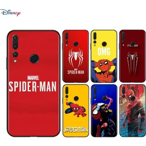 Silicone Cover Popular Spiderman Art For Honor V30 30i 10X 30S 9A 9S 9X 30 9C 20 S V20 10i 10 7C Pro Lite Black Phone Case