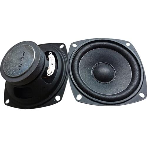 4Ohm Subwoofer Speaker 78mm 3 Inch Full Range Speaker 10W Portable Bass Speaker Car Subwoofer Home Theater Loudspeaker DIY 2Pcs