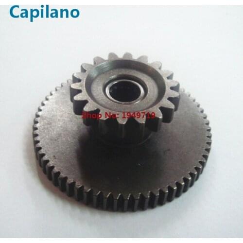 Motorcycle CG125 starter motor duplex idler gear tooth for Honda 125cc CG 125 engine spare parts (short)