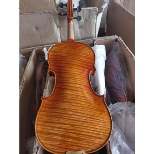 Italy Top Oil Varnish!A Great Stradivari Messiah Style 4/4 Violin!Master Tone! free case bow rosin violin accessories