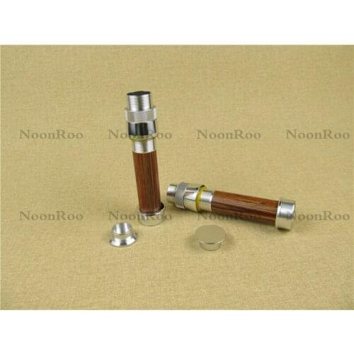 30g Fly Reel Seat Aluminum +wood Fishing rod Reel Seat 16#-Fishing Rod building reel seat DIY
