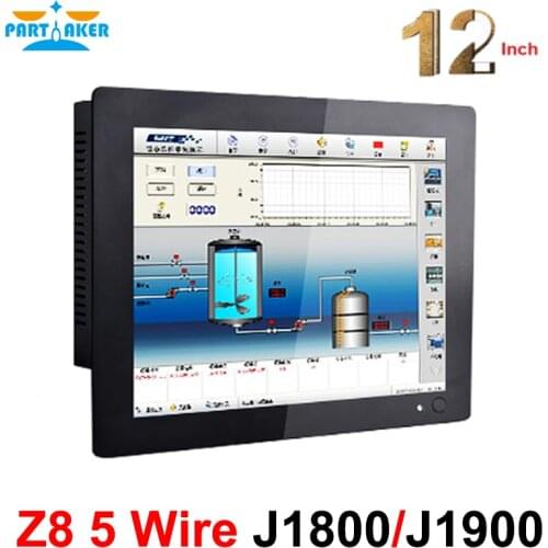 Partaker Z8 OEM All In One PC With 12.1 Inch Touch Screen Intel Bay Trail Celeron J1900 Quad Core 2G RAM 32G SSD