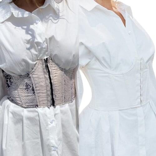 High Waist Corset For Women Lace Up Goth Bustier Top Body Shapewear Women Female Push Up Bustier Waist Clips For Dresses