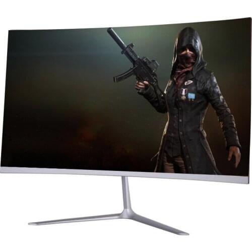 Hot 24 inch 1920*1080 LED Monitor Desktop VGA LED Computer Monitor With Curved Screen Monitor DC12v Display