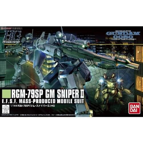 Bandai Gundam HGUC 146 RGM-79SP Sniper Jim II Assembly Model