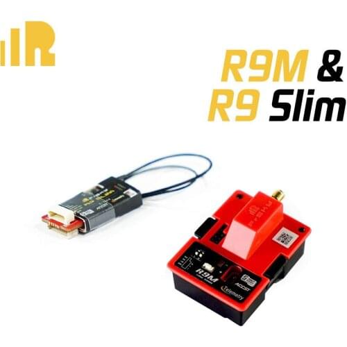 Frsky R9M Long Range Extender Module with Frsky R9 Slim 915MHz/868MHz Low latency mini receiver for RC Models Multicopter Drone