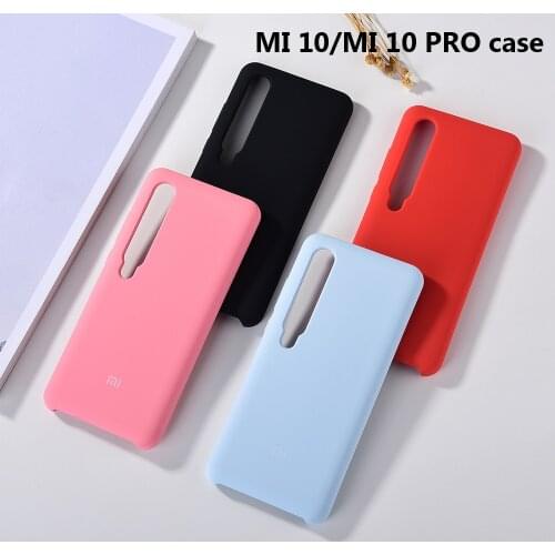 Official Xiaomi MI 10 Pro Mobile Phone Case High Quality Liquid Silicone Case 360 Full Protect Back Cover For MI10 10pro Mi10pro