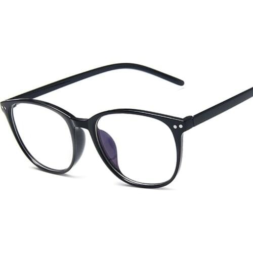 Spectacle Frame Cat Eye Glasses Frame Clear Lens Women Brand Eyewear Optical Frames Myopia Nerd Black Eyeglasses Frame