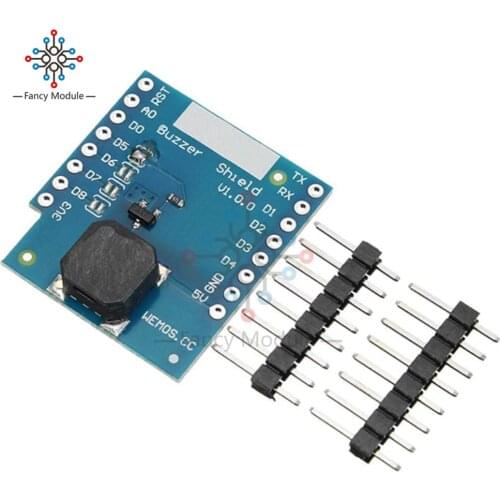 Expansion Board with Buzzer Shield V1.0.0 for WeMos D1 Mini Development Module for Arduino
