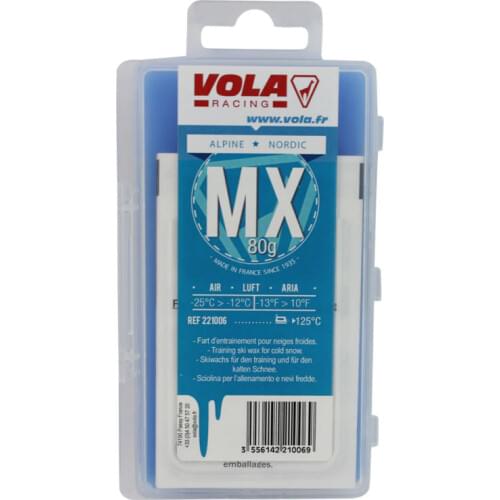 VOLA Alpien snowboard and Nodic waxes for use in different kinds of snow Made in France