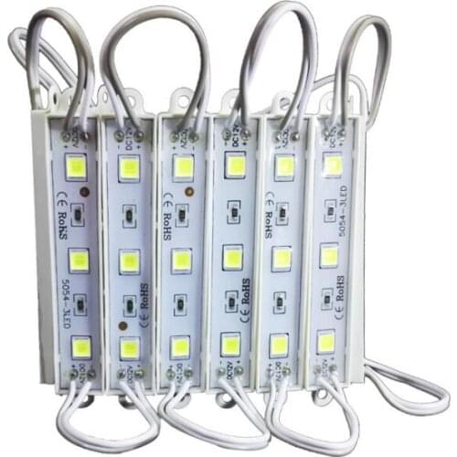 LED Module 5054 3 LED DC12V Waterproof Advertisement Design LED Modules White warm white pink Color Super Bright Lighting