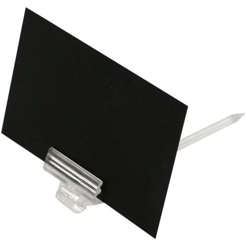 Rotating Swivel Sign Holder Plug in Price Tag Holder With Spike Clear