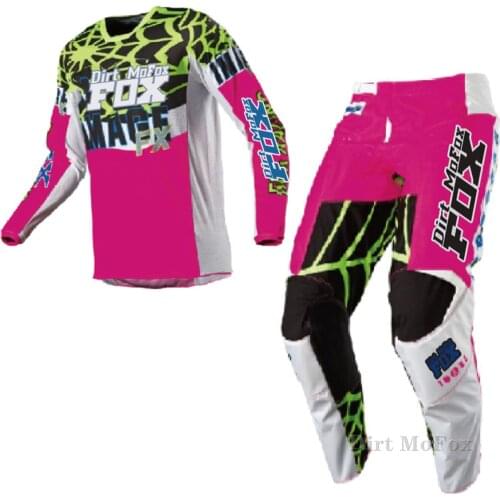 2021 Automotive MTB Bike Off-road Gear Set Locomotive Mens Suit Dirt Bike Geae Racing Suit Clothing Motocross Jersey and Pants