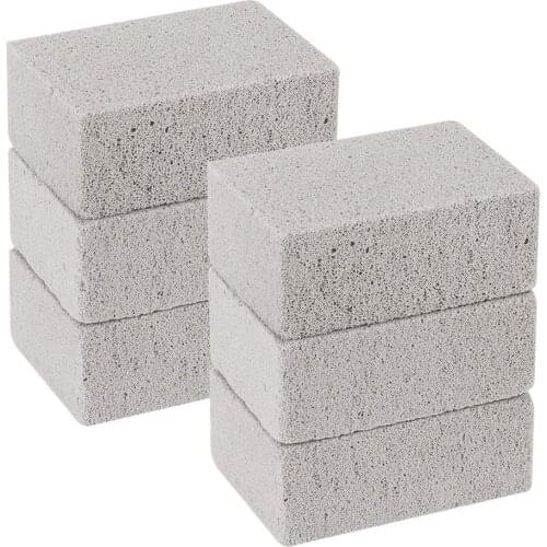 8Pcs Pumice Stone BBQ Grill Cleaner Non-Toxic BBQ Grill Cleaning Brick Block Racks Stains Grease Cleaner BBQ Grill Accessories