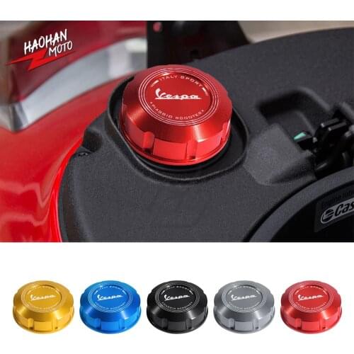 For Vespa Gts 300 250 Sprint PX LX Primavera 150 Motorcycle Gas Fuel Tank Filler Oil Cap Cover Accessories